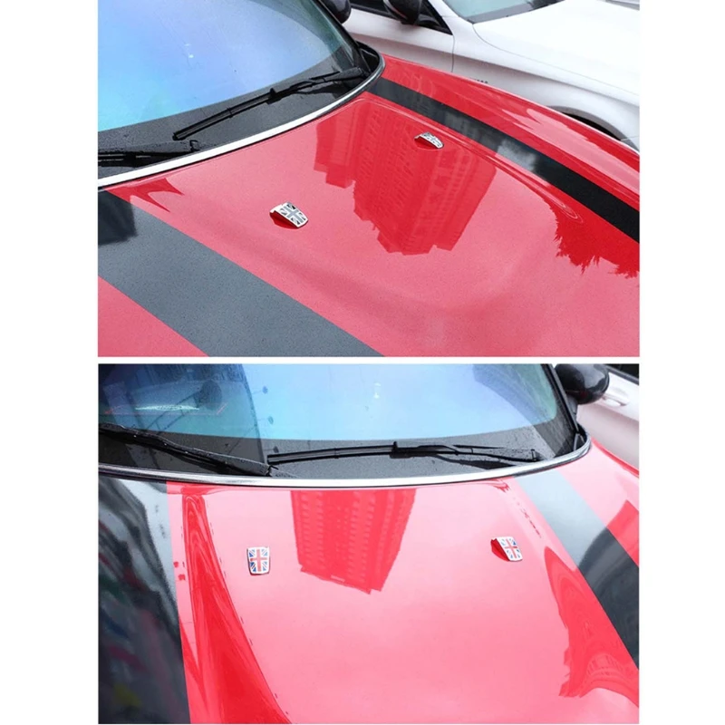 

1pair UK Design Style Car Window Wiper Washer Spray Nozzle Covers For MINI Cooper R55 R56 R57 R58 R59 F56 F55