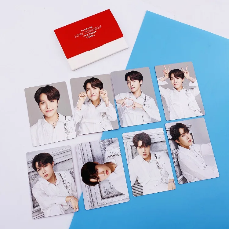 love yourself the final small gift Photo cards v jungkook jimin rm suga jh jin