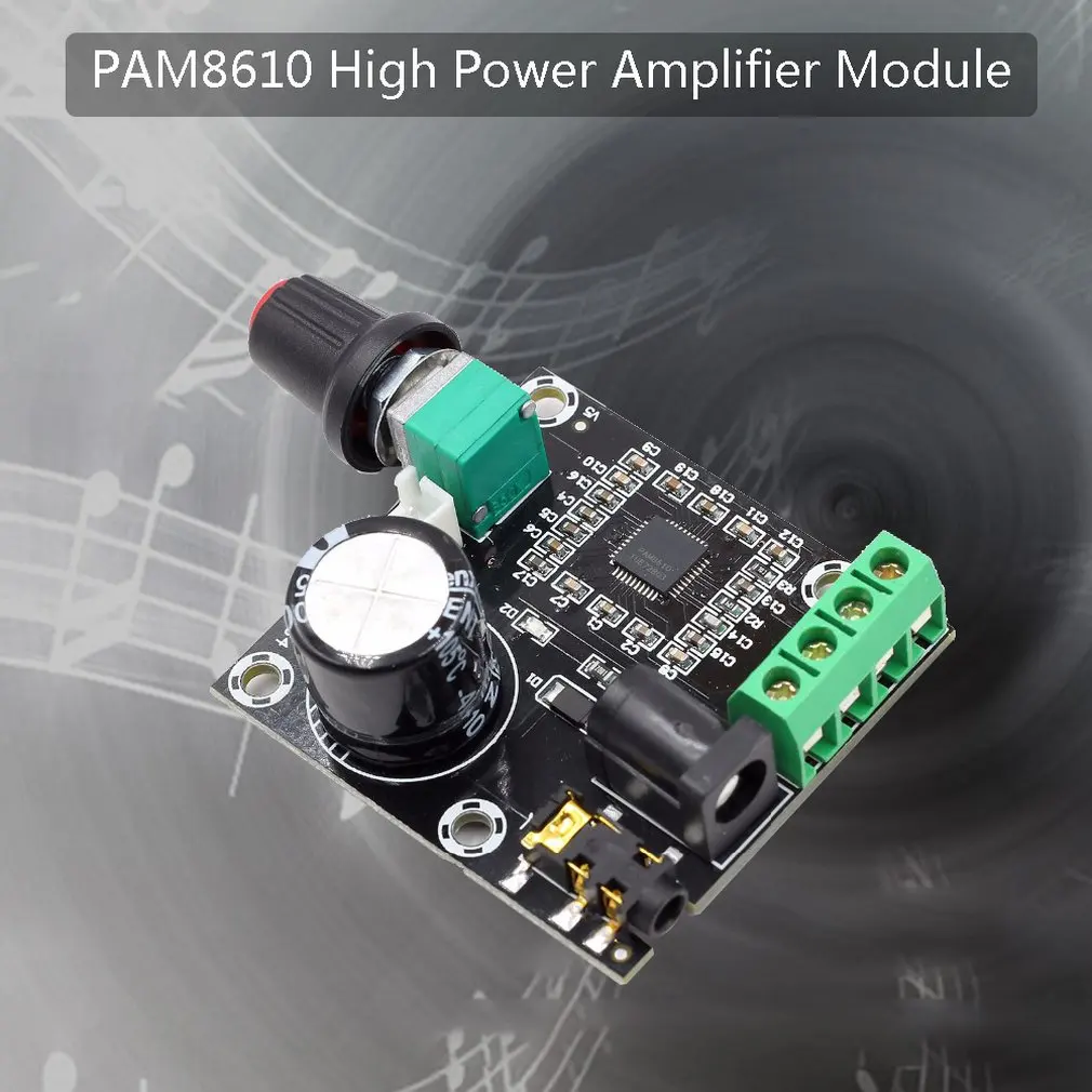 Pam8610 двухканальный 12 В Hd усилитель мощности плата чистый цифровой 15 Вт * 2 модуль