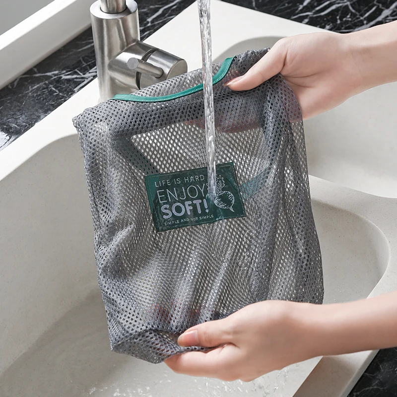 Горячая Распродажа Сетчатая Сумка для хранения овощей кухонная чеснока лука