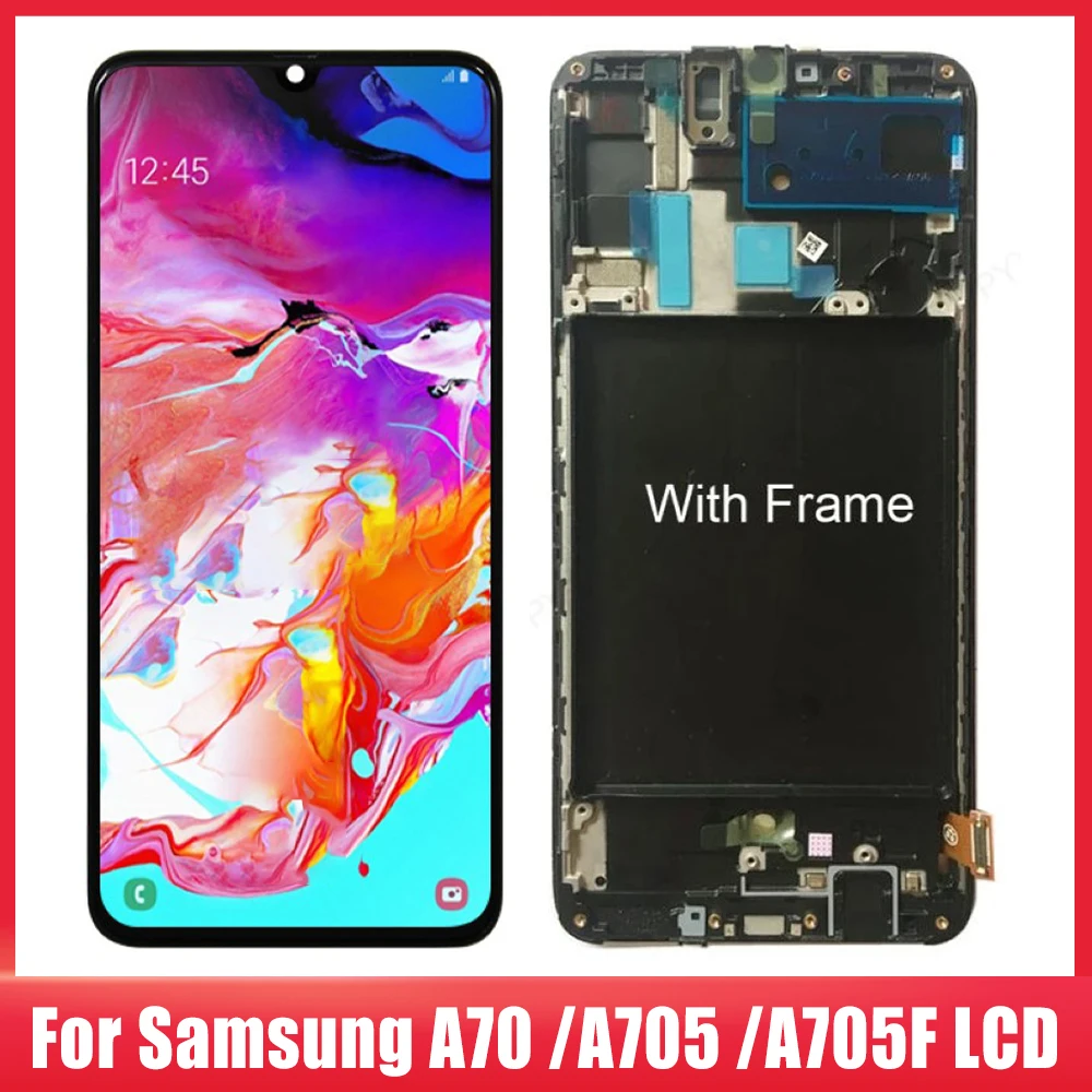 

Screen Replacement LCD Display Touch Digitizer Assembly for Samsung Galaxy A70 2019 A705F Phone 6.7 Inch 1920 x 1080