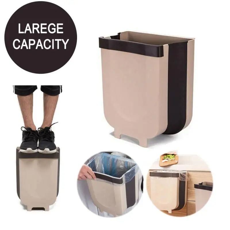 Новинка мусорная корзина подвесная дверь кухонного шкафа контейнер для мусора с
