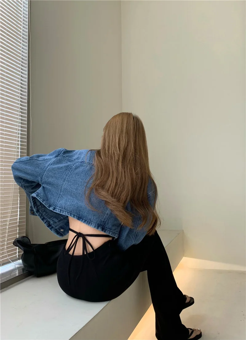 Брюки женские с широкими штанинами и завышенной талией на весну осень | Женская