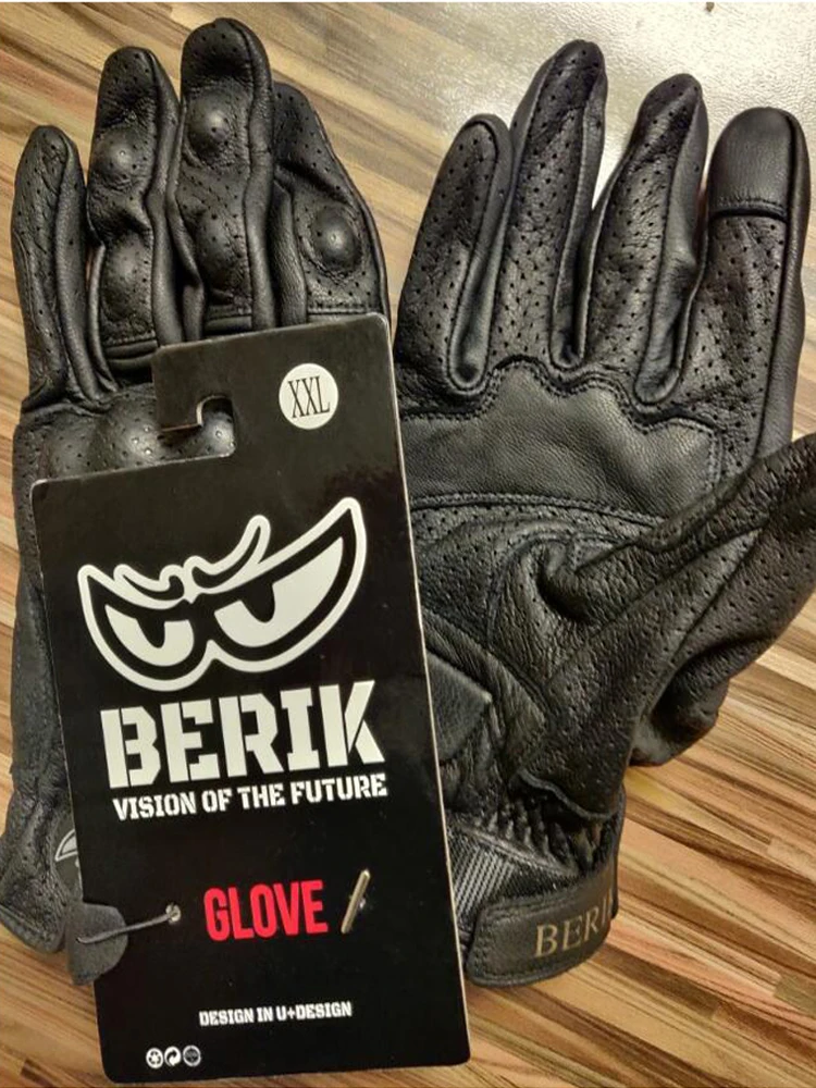 Мотоциклетные Перчатки из натуральной кожи мотоциклетные перчатки в стиле ретро