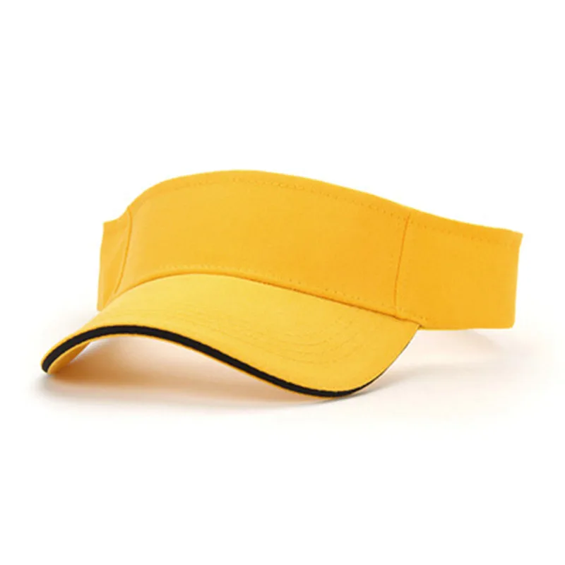 

Men's and women's sports tennis caps extended sunless working advertising caps