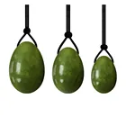 Вагинальные яйца йони из натурального нефрита, подтягивающие мышцы, вагинальные шарики Бен-ва, женские гигиенические средства