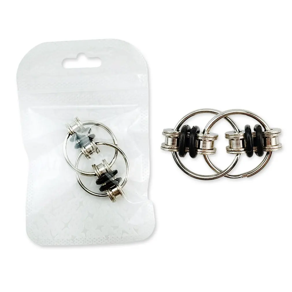 

Fidget Toy Flippy Chain Stress Anxiety Relief Chain Stress Relief Toys Fidget Spinner Key Ring For Adults And Teens