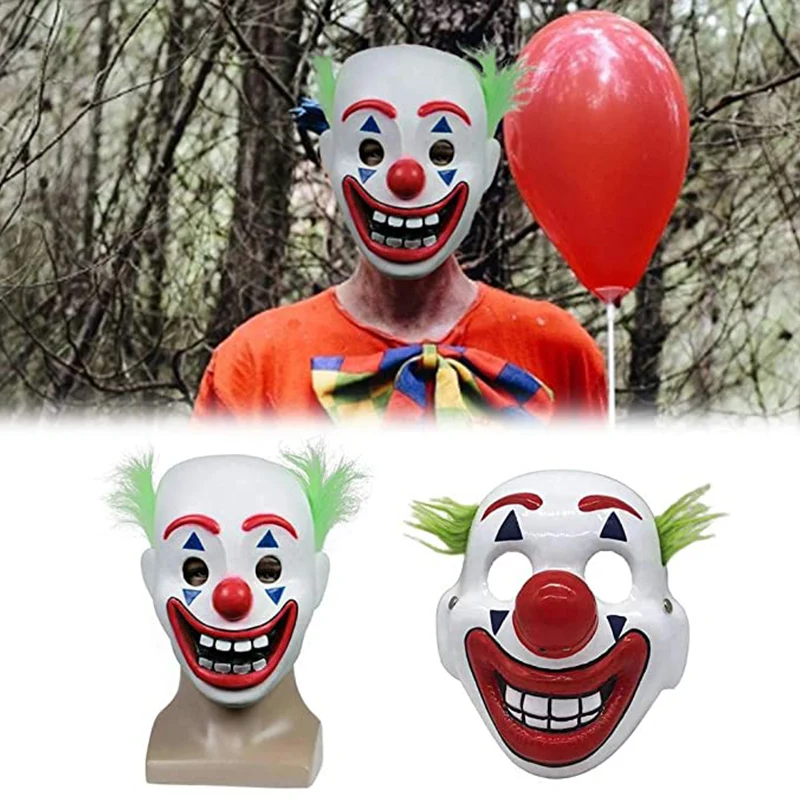 Clwon Joker Joaquin маска Феникса маскарадный реквизит ПВХ маски на Хэллоуин Джокер