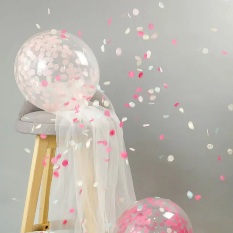 2 5 см 10 г/упак. разноцветные Круглые бумажные салфетки конфетти разбрызгивают для