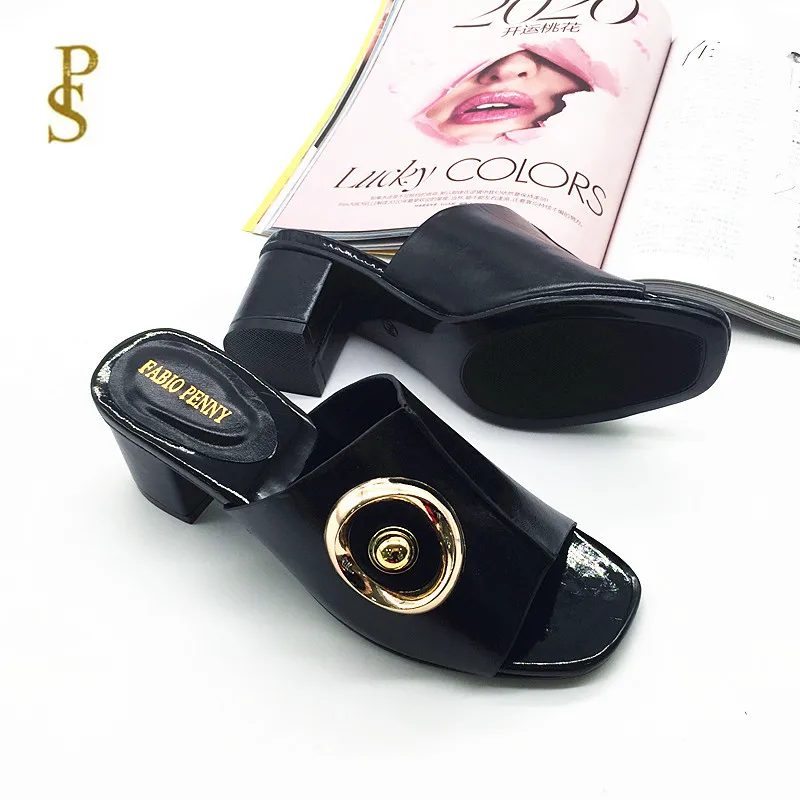 Обувь из искусственной кожи женская обувь с каблуком подковки удобные