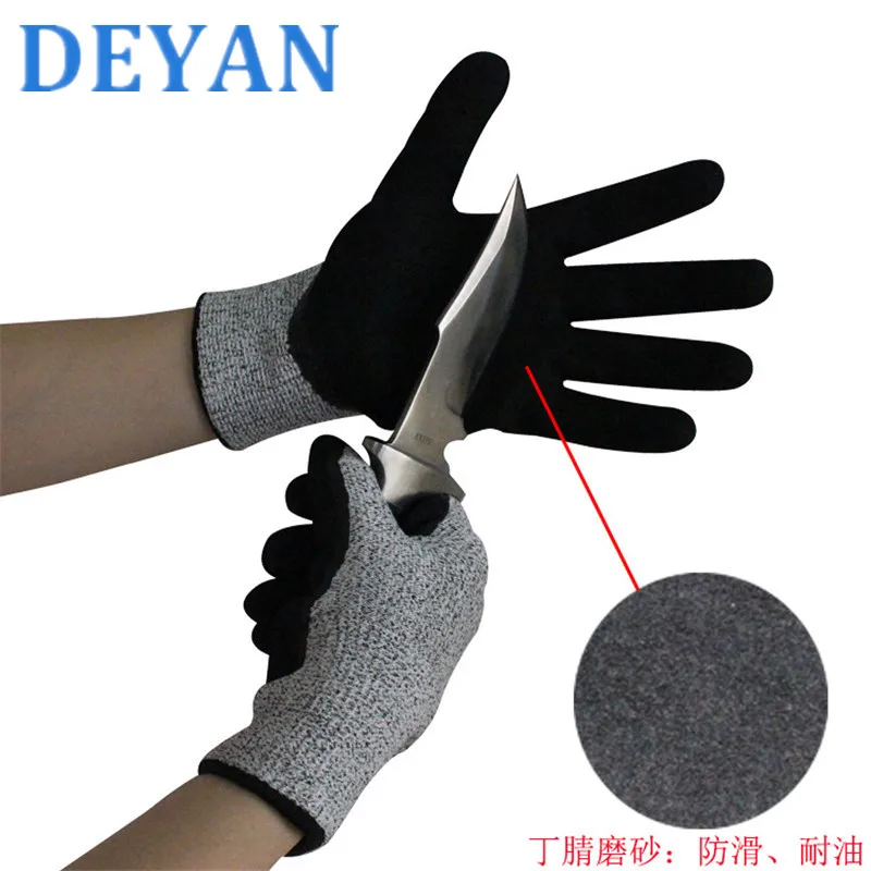 HPPE Anti-Cut Gloves Wear Resistant Cut Industrial Anti Stab Working Protection | Безопасность и защита