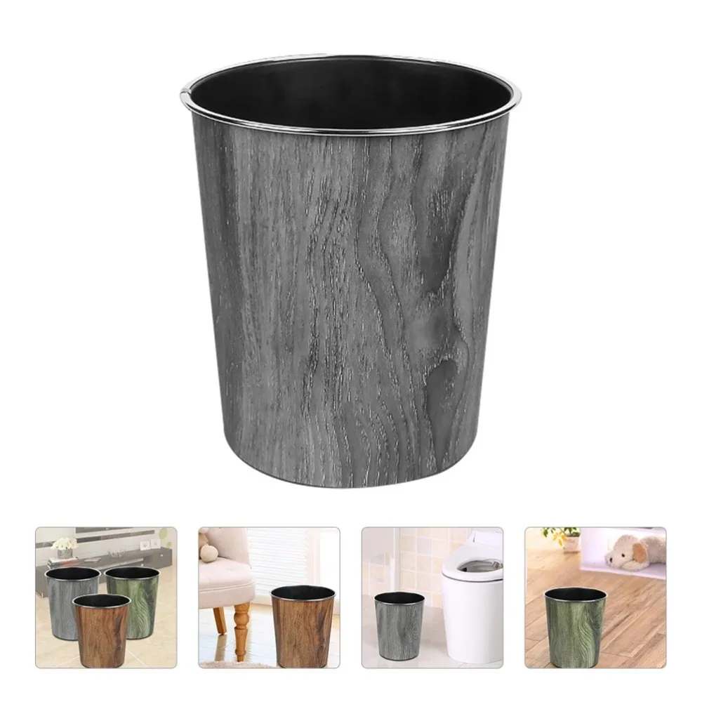 

1pc Waste Container Garbage Storage Bin Office Home Trash Can Holder (Random Color)
