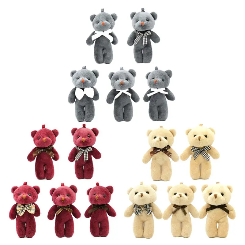 5 шт. новый милый висячие украшения с презентабельным видом: плюшевый медведь