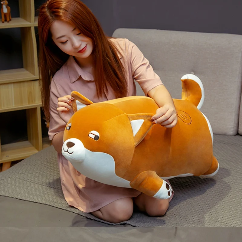 

cute plush toy soft Dog doll Shiba Inu dog stuffed animal pillow cushion children birthday gift