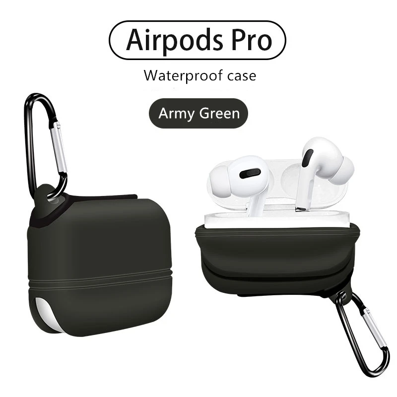 Подходит для Airpods Pro защитный чехол силиконовый полноразмерный Airpod футляр
