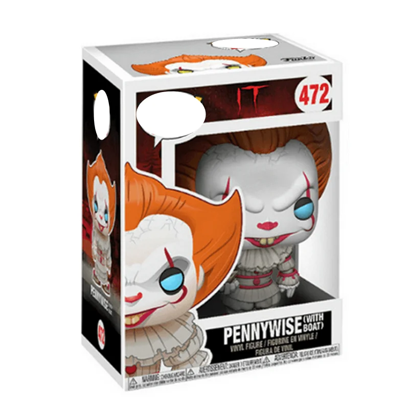 

Pennywise PVC Action Figures Collectible Model Hot Toy for Child the best Birthday Gift Toy with Original Box