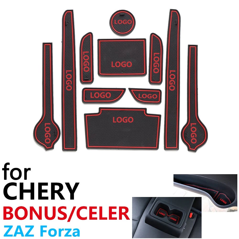 Противоскользящий резиновый коврик для подстаканника Chery Very Celer Fulwin 2 Storm бонус ZAZ