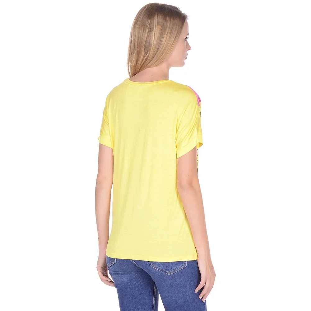 Футболка с цветочным узором Baon B238057 | Женская одежда