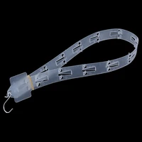1 pc new home storage transparent hanging strip plastic supermarket hanging strip hanging display strip injection