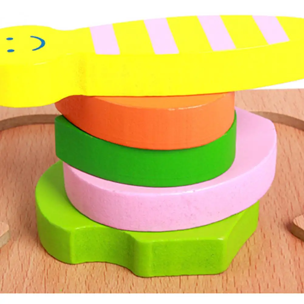 

3D Wooden Puzzle Cutting Fruits Vegetables String Pretend Play Jigsaw Learning Early Educational Toys For Children Kids