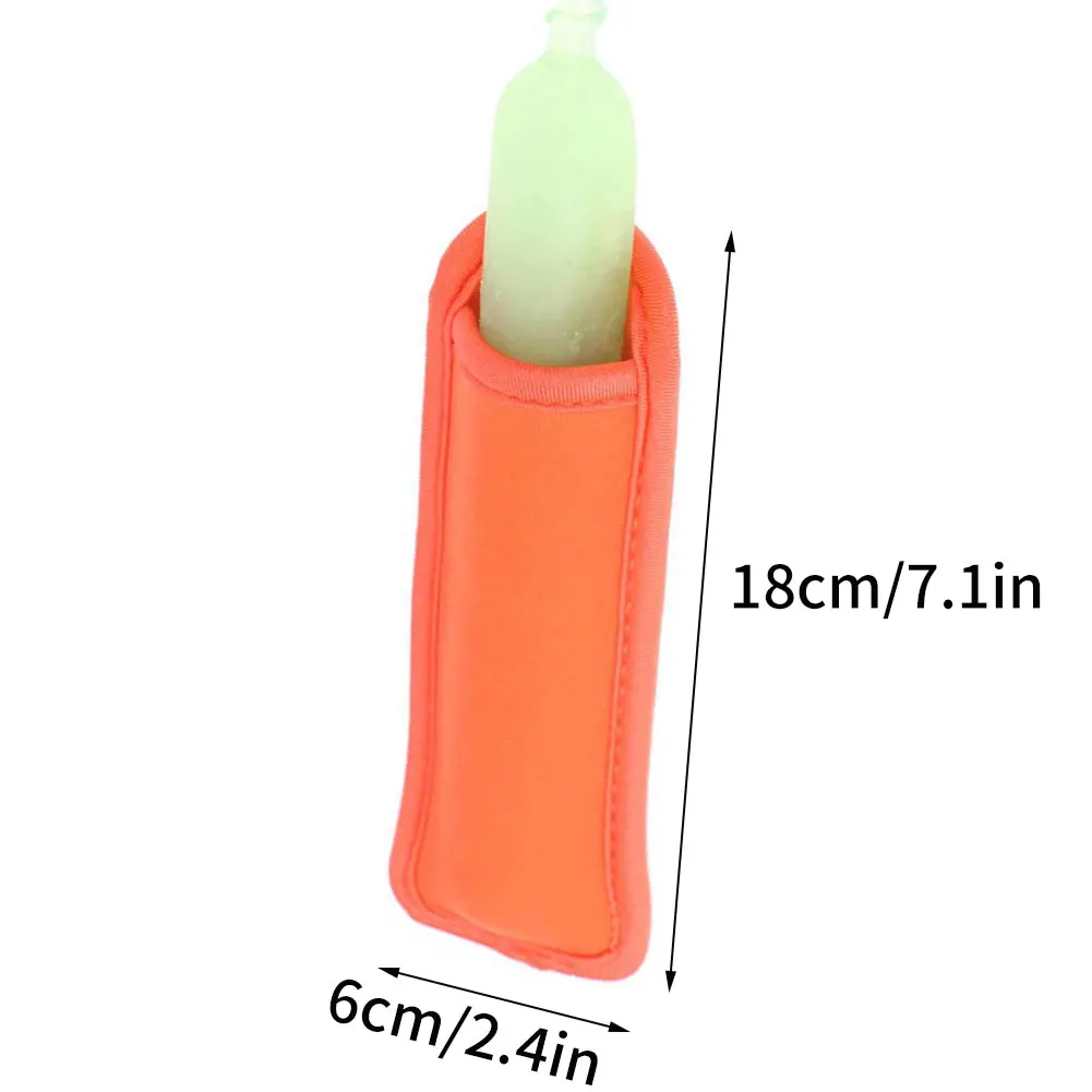

7PCS Colorful Popsicle Holder Pop Ice Freezer Sleeves Lolly Freezer Antifreezing Protector Sleeve Random Color Party Supply