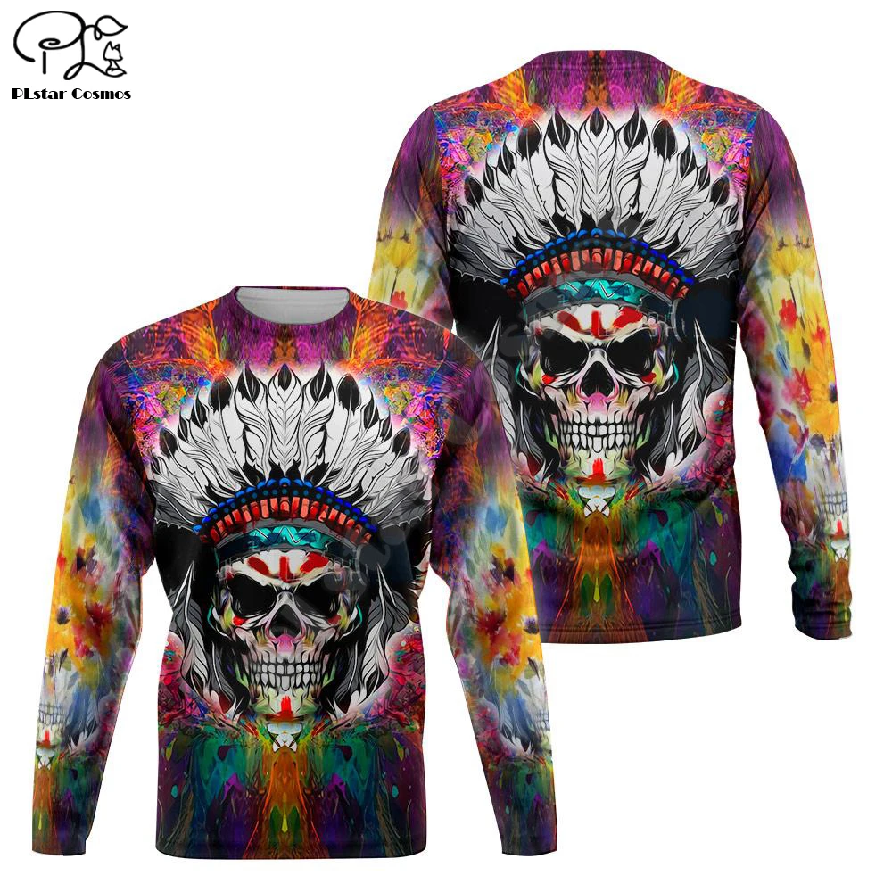 

PLstar Cosmos Devil Ghost Gothic Skull Warrios Tattoo Tracksuit Pullover NewFashion Harajuku 3DPrint Men/Women Casual Hoodies 23