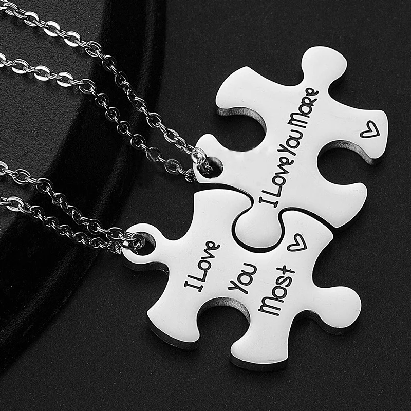 Европейская и американская популярная парная головоломка ожерелье я люблю вас
