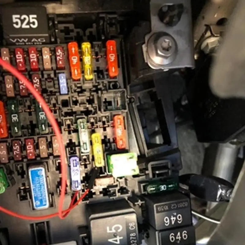 100 шт Стандартные плавкие предохранители средние держатели предохранителей цвет