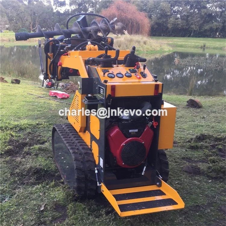 Мини погрузчик гусеничного погрузчика с бензиновым двигателем Briggs & Stratton для