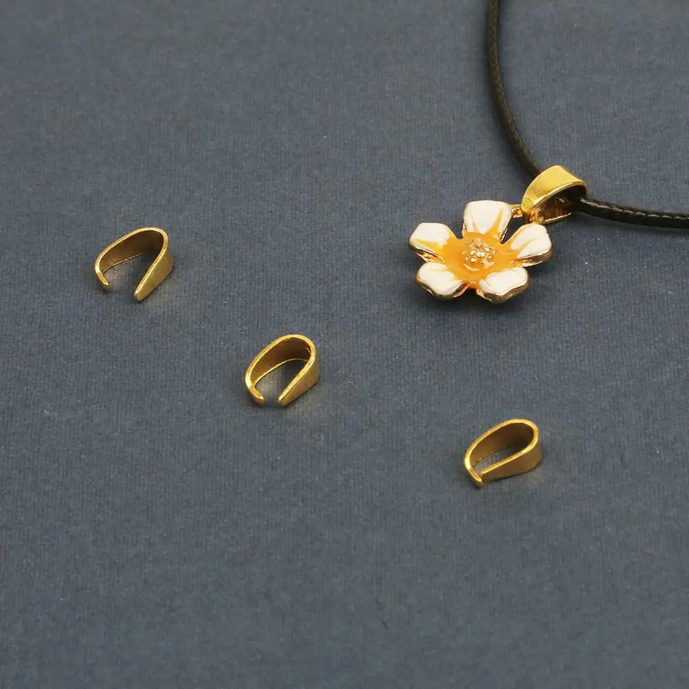 Новинка 100 шт. 9x4 мм ожерелье из нержавеющей стали соединительные зажимы зажим с