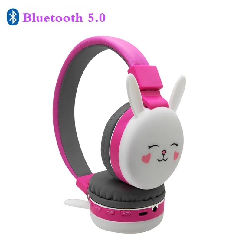 Новейшая черная кошка кролик Bluetooth наушники Беспроводная музыкальная гарнитура игровые наушники для iPhone X samsung подарки на день рождения