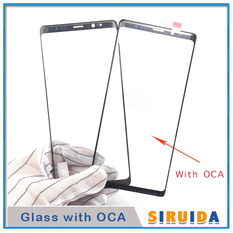 5 шт. стеклянные линзы для сенсорного ЖК экрана с клейким слоем OCA Samsung Galaxy s8 G950 S20 S9