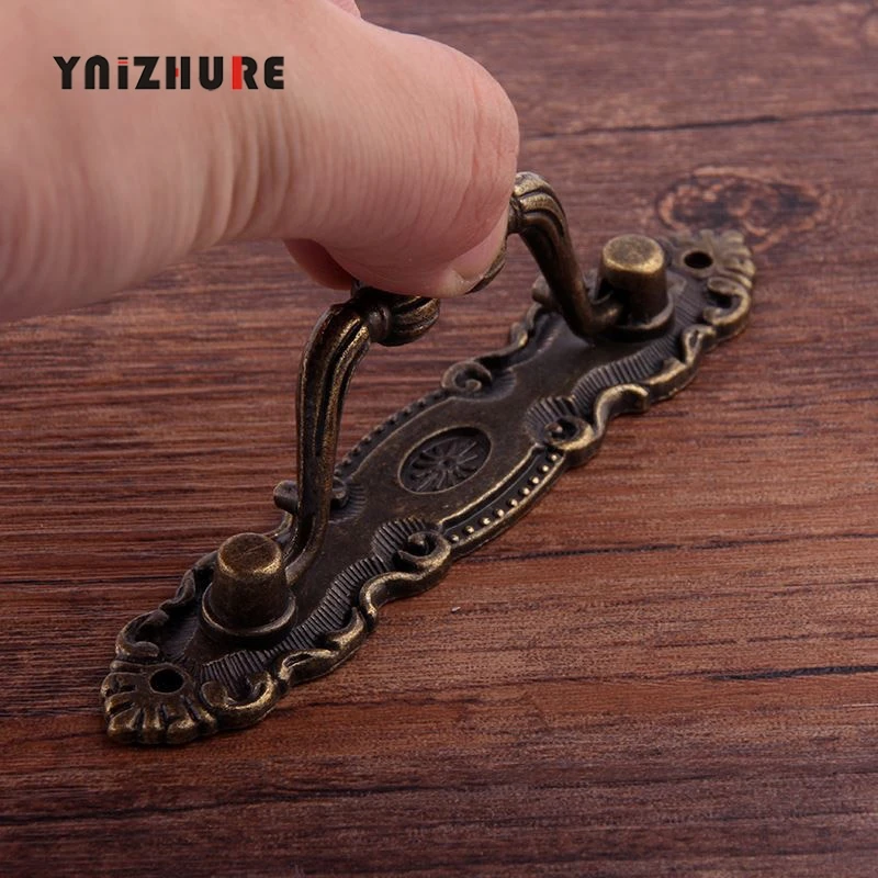 1 шт. 104 мм шкафы шкаф выдвижная дверь бронзовая ручка антикварная арт мебельная