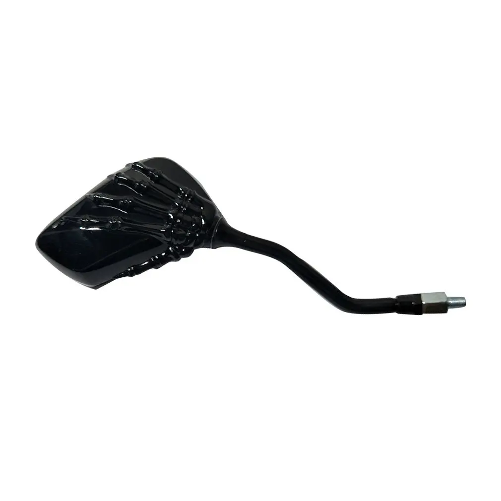 Левый и правый Универсальный Мотоцикл Chrome Скелет Череп Стиль ручной коготь