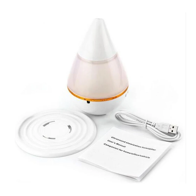 

Ultrasonic Mini Water Drop Air Humidifier Mini Aromatherapy Diffuser Mist Maker Colorful Light Aroma Diffuser For Home /Office
