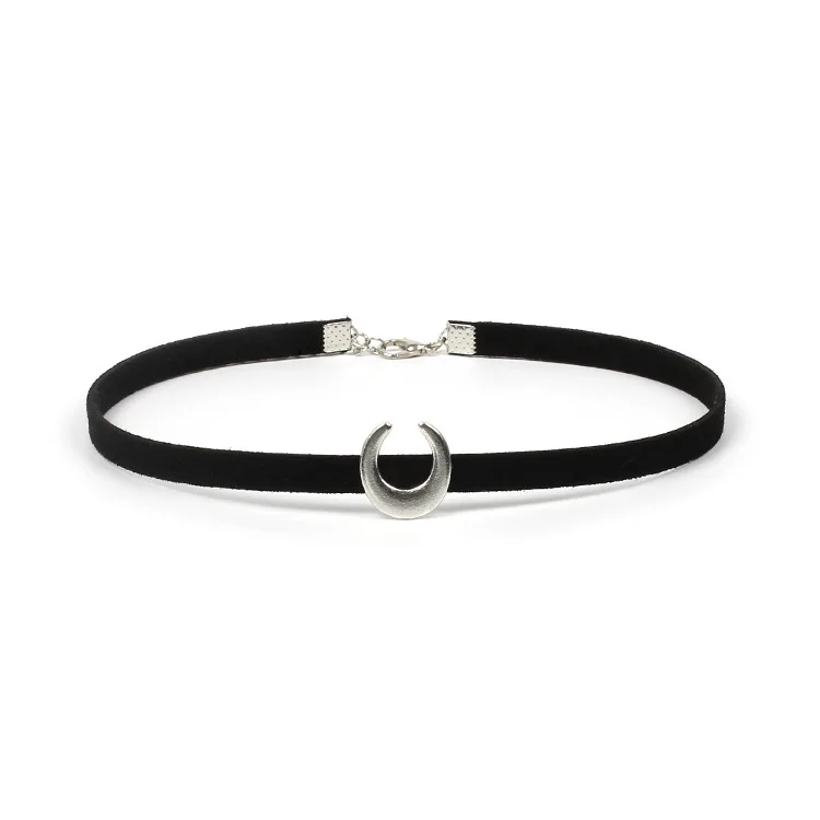 DoreenBeads модное ожерелье-чокер для мужчин Золотая подвеска в форме половины Луны