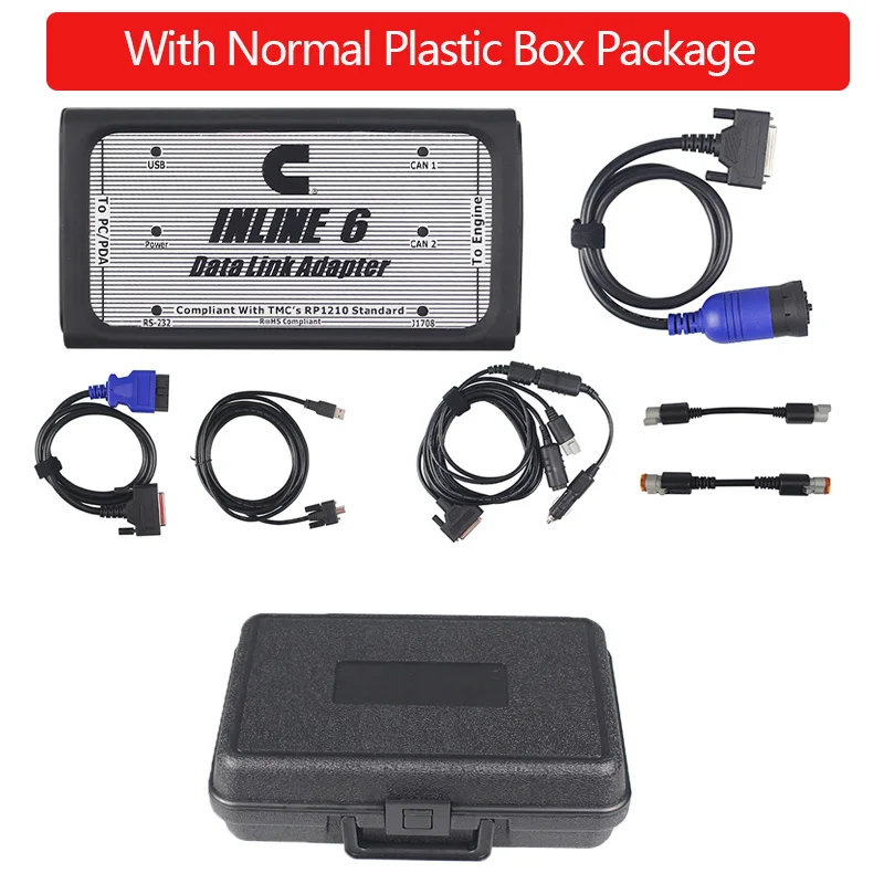 Inline6 Plastic A++ quali INLINE 6 адаптер для передачи данных сканер Heavy Duty Full 8 кабельный диагностический интерфейс inline6 диагностические инструменты inline6 - Цвет: Inline6 Plastic