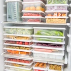 Пластиковые контейнеры для хранения пищевых продуктов, поддоны для хранения свежести в холодильнике, замороженных Пельменей