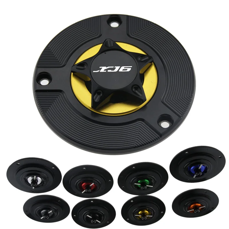 

CNC Aluminum Keyless Motorcycle Accessories Fuel Gas Tank Cap Cover for YAMAHA XJ6 DIVERSION FZ-6R 2009-2015, FZ6 N/S 2004-2009