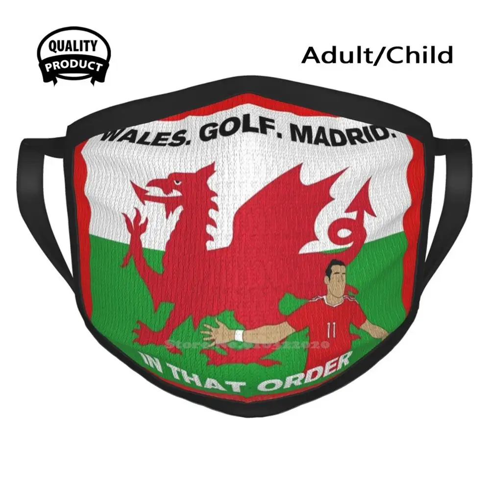 

Wales Golf Madrid In That Order Bale Euro Cup 2020 Soft Warm Mouth Masks Bale Welsh Wales Golf Madrid In That Order Soccer