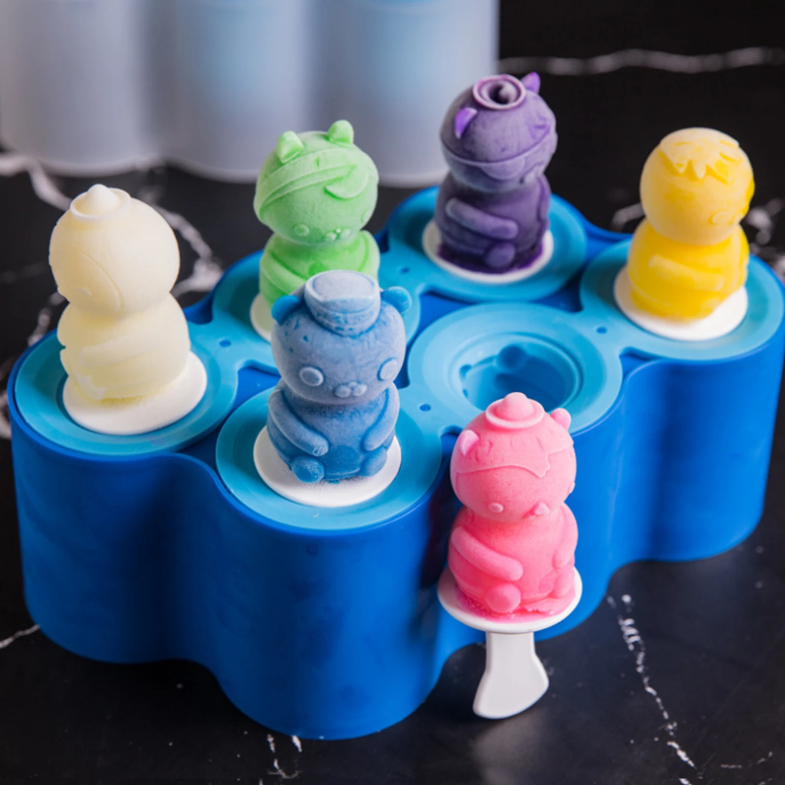 Форма для мороженого из пищевого силикона креативная безопасная и без запаха