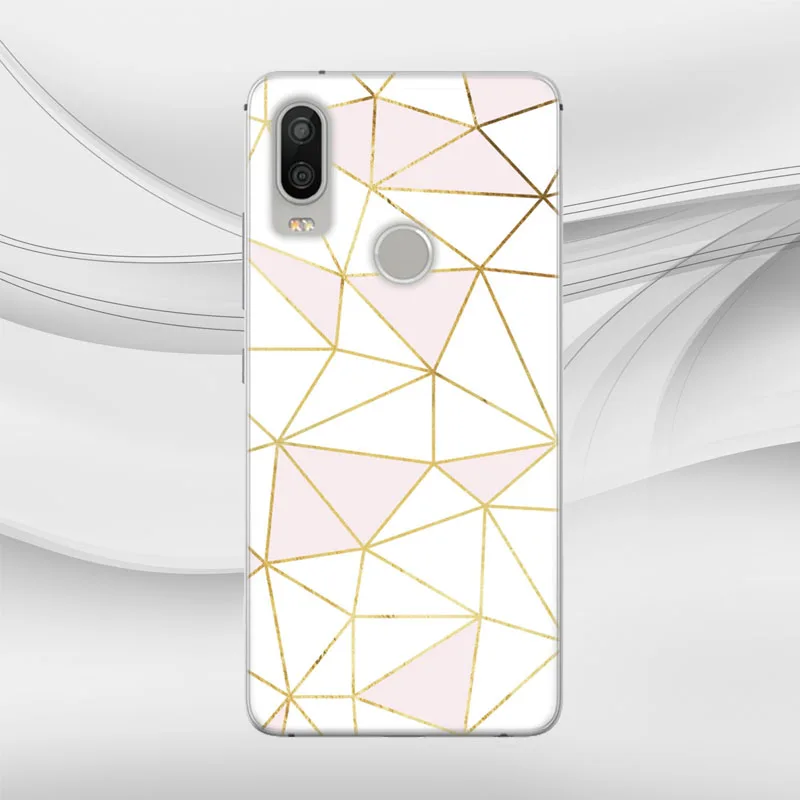 Чехол из силикона и ТПУ для красочный чехол под мрамор Wiko вид 4 2 Go XL U Feel Lite книжка
