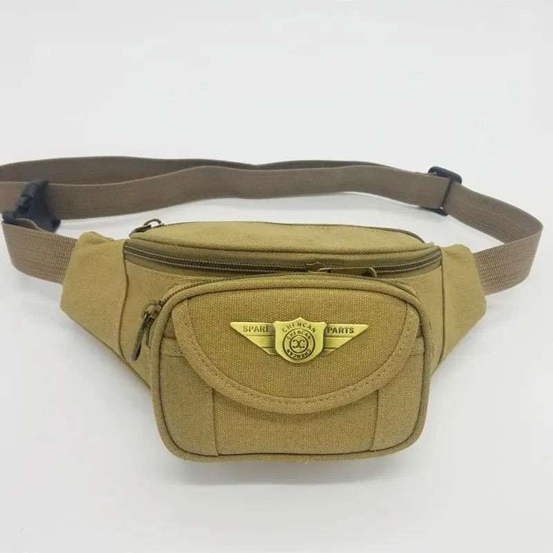 Спортивная холщовая поясная сумка унисекс Портативные Многофункциональные