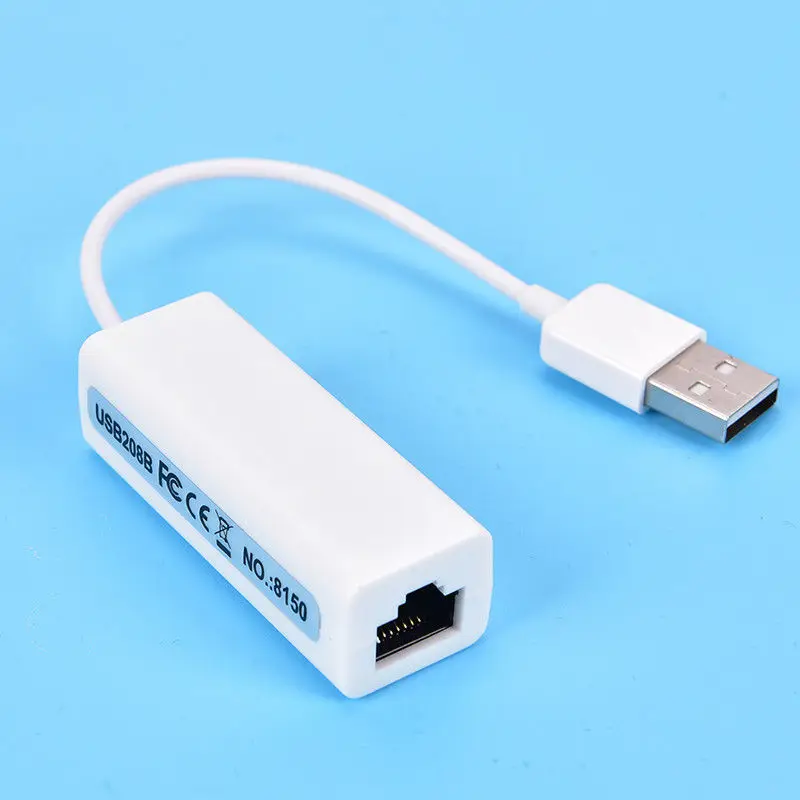 

USB 2.0 to 10/100/1000 Gigabit RJ45 Ethernet LAN Network Adapter 100Mbps XU