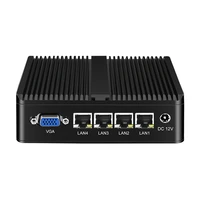 fanless soft router j1900 mini pc 4 gigabit lan pfsense linux industrial computer vpn firewall network server for gaming office