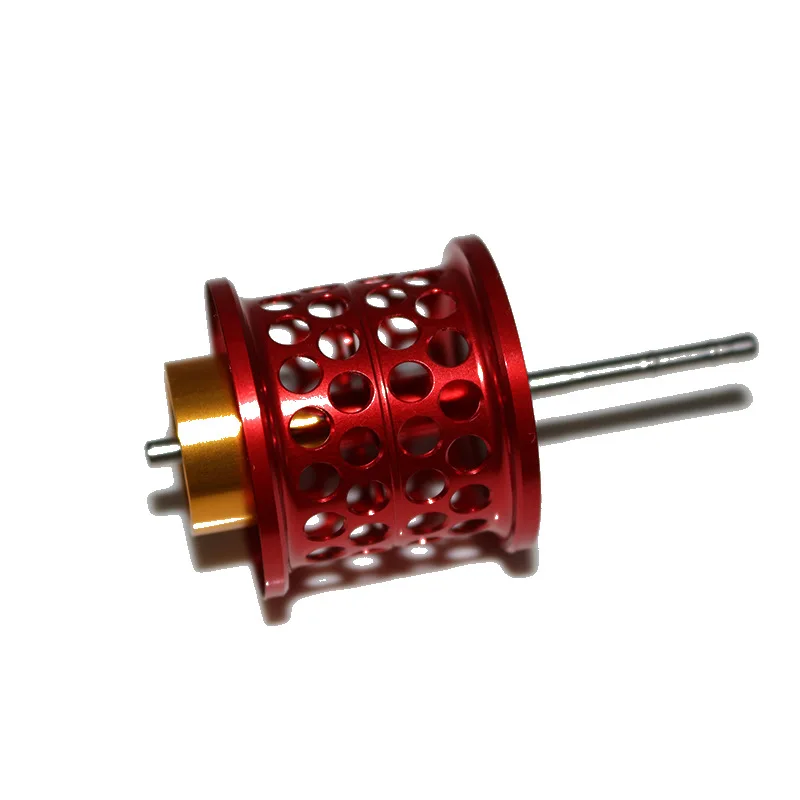 Red DIY катушки части общего назначения Полный металлический один микрообъект мелкой линии чашки катушки для татулы серии 100 14/15 Размер средства паук - Цвет: Red