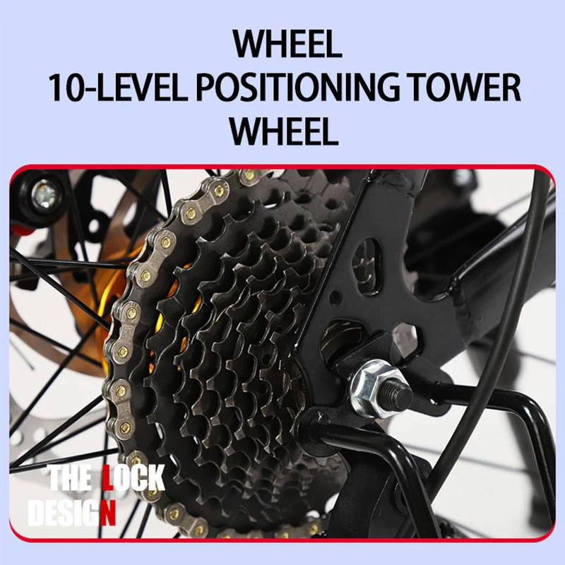 

Mountain 26"inch 21 Speed Bike Front and Rear Mechanical Disc Brake Bicycle Off-road Male Female Adult Students Carbon Bicycle