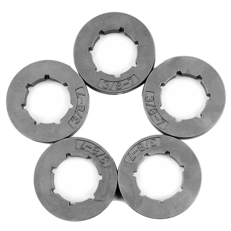 

5Pcs Sprocket Rim 3/8 inch Pitch 7 Tooth 19mm for Stihl MS360 MS310 Husqvarna 154 254 50 51 55 Chainsaw 18720 Replacement Parts