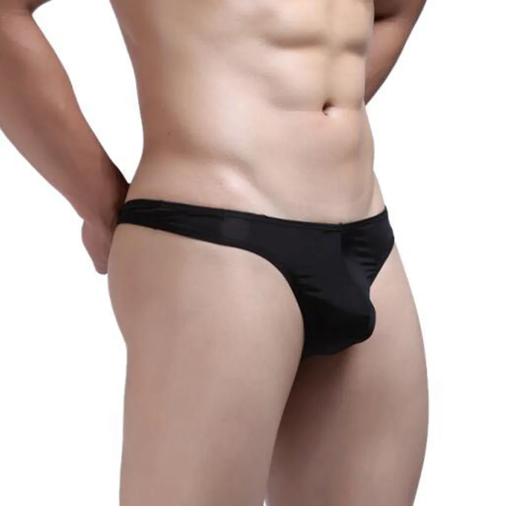 Новое мужское Сексуальное белье u-выпуклая тонкий Стрейнер с низкой талией