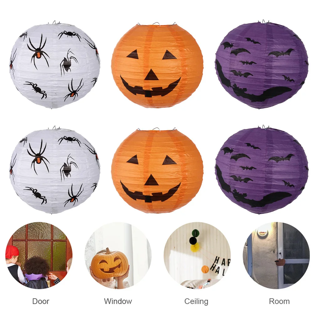 

6 шт., складные подвесные фонари (разные цвета)